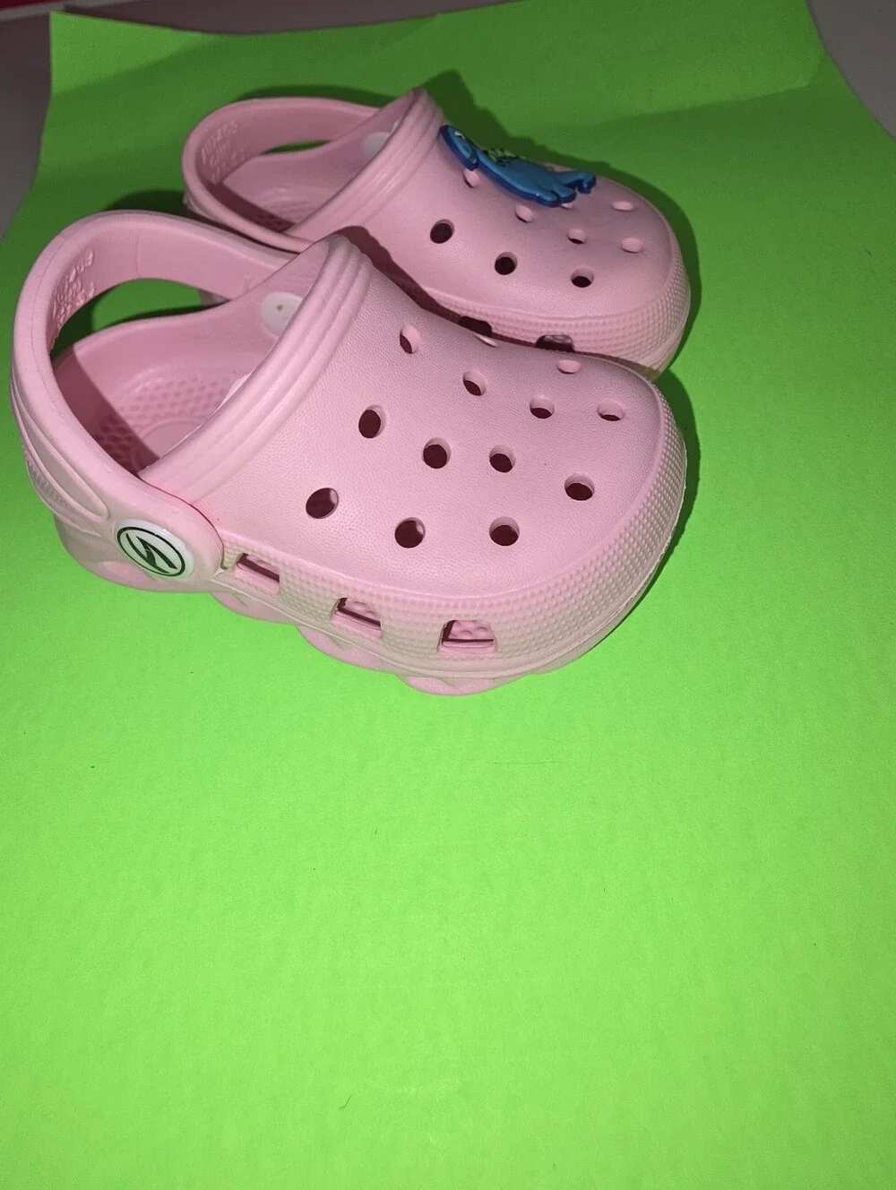 Kids Lightweight Pink Garden Clog with Adjustable Heel Strap